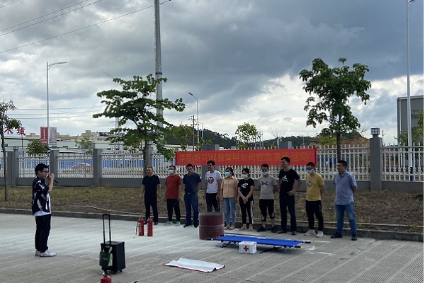 华百(新兴)开展消防演习培训